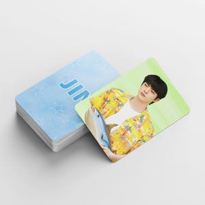 Kim Seokjin Solo Concept Lomo Fotokarten mit Stickern