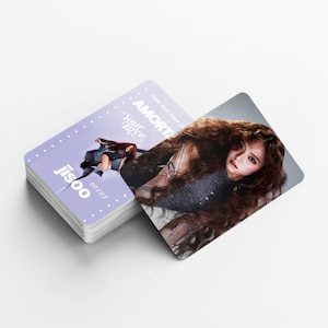 Todas las tarjetas fotográficas Lomo de Jisoo Solo con pegatinas