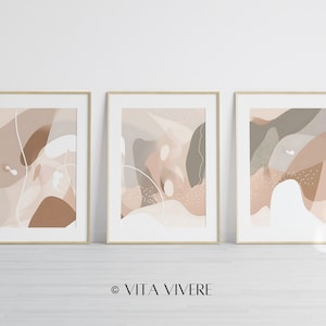 Blush Pink And Grey And Pink Art Print Set Of 3 Piece Pink Grey Hallway Art Pink Grey Wall Art Decor Set Blush Pink Abstract Art Print Set