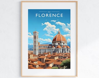 Florenz Italien Reise Poster Kunstdruck (Digital Download)