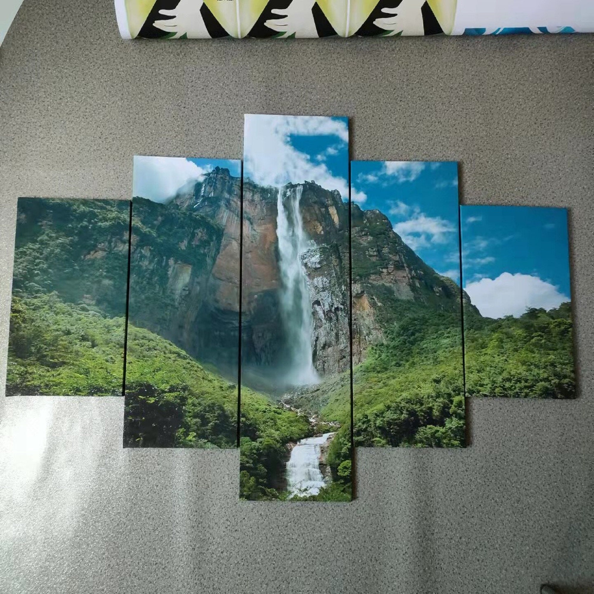 Custom 5 Piece Canvas Artwork, Personalised Gallery Wall Set, Premium