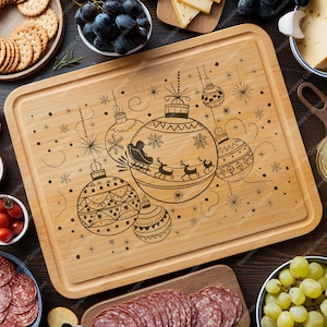 Chopping Board SVG, Cutting Board SVG, Charcuterie Board SVG, Kitchen Vector Laser Burn, xTool, Glowforge, Sculpfun Laser Engraving File