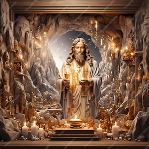 Archivo de grabado láser, PNG de quemado láser, archivo láser de ilusión 3D, archivo de grabado láser, xTool, archivo de quemado láser, placa, oración, Navidad, iglesia