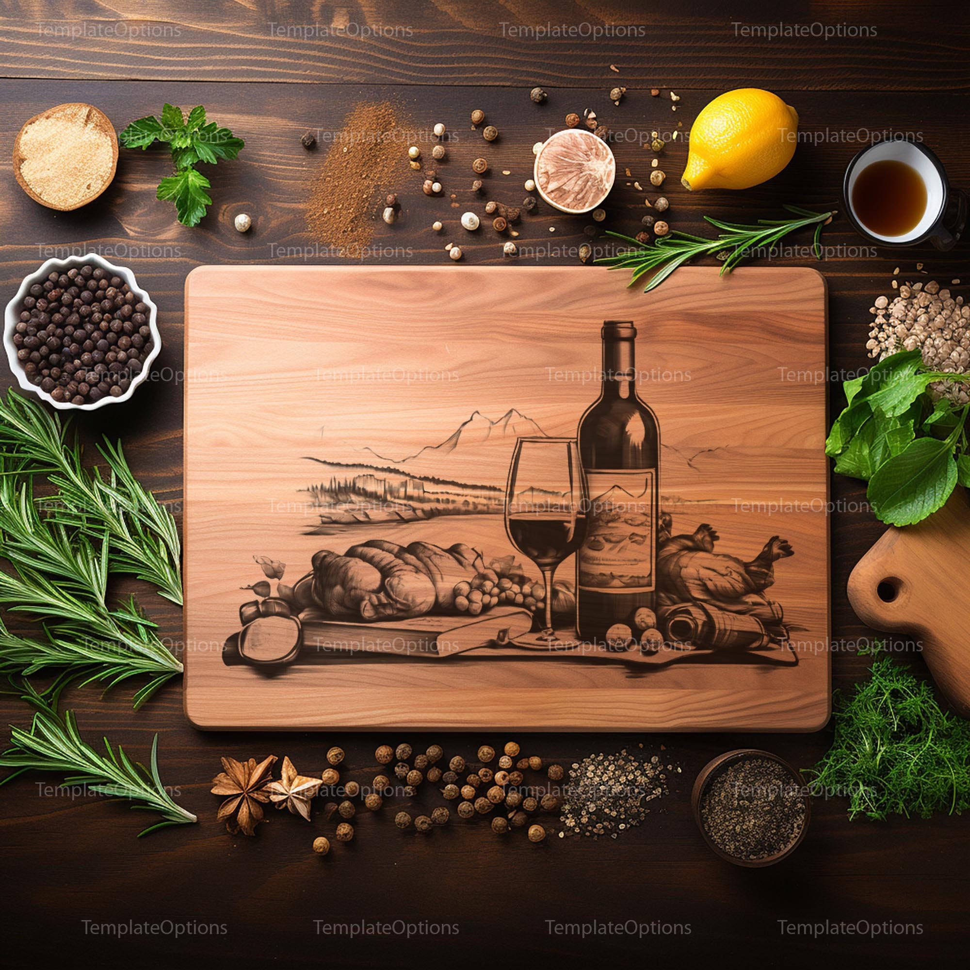 Chopping Board SVG, Charcuterie Board SVG, Cutting Board SVG, Kitchen ...