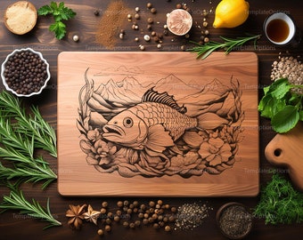 Chopping Board SVG, Charcuterie Board SVG, Cutting Board SVG, Kitchen Vector Laser Burn, xTool, Glowforge, Sculpfun Laser Engraving File