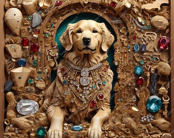 Laserbranden PNG, lasergraveerbestand, 3D-illusie-laserbestand, lasergravurebestand, xTool, Sculpfun, Glowforge, hond, plaquette, digitale download