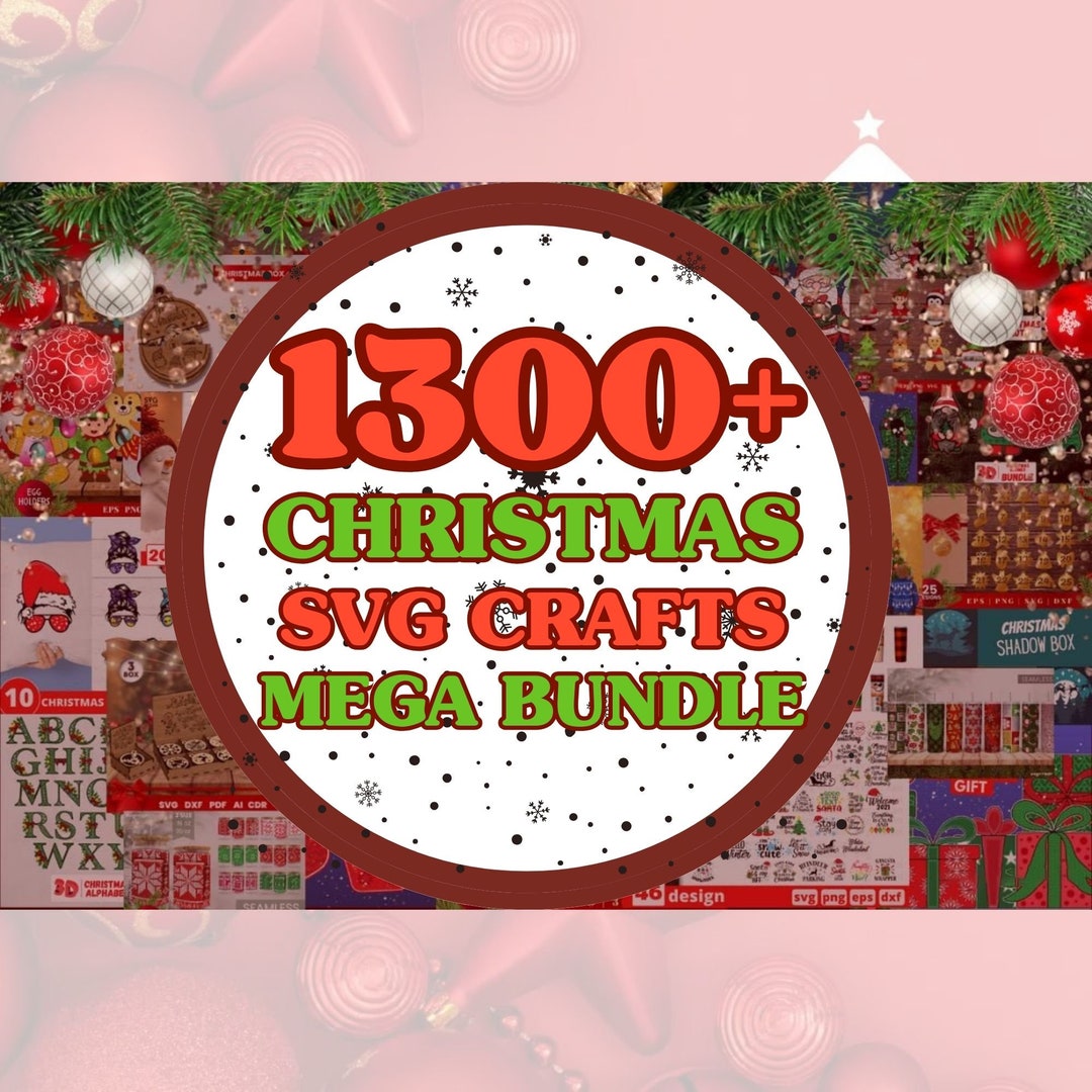 Mega Christmas Laser Cut SVG Bundle, CNC Files for Wood, Laser Cut ...