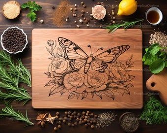 Chopping Board, Charcuterie, SVG Laser Burn, Cutting Board, Laser Engraving File, Kitchen, Vector, xTool, Glowforge, Sculpfun Laser Cut File