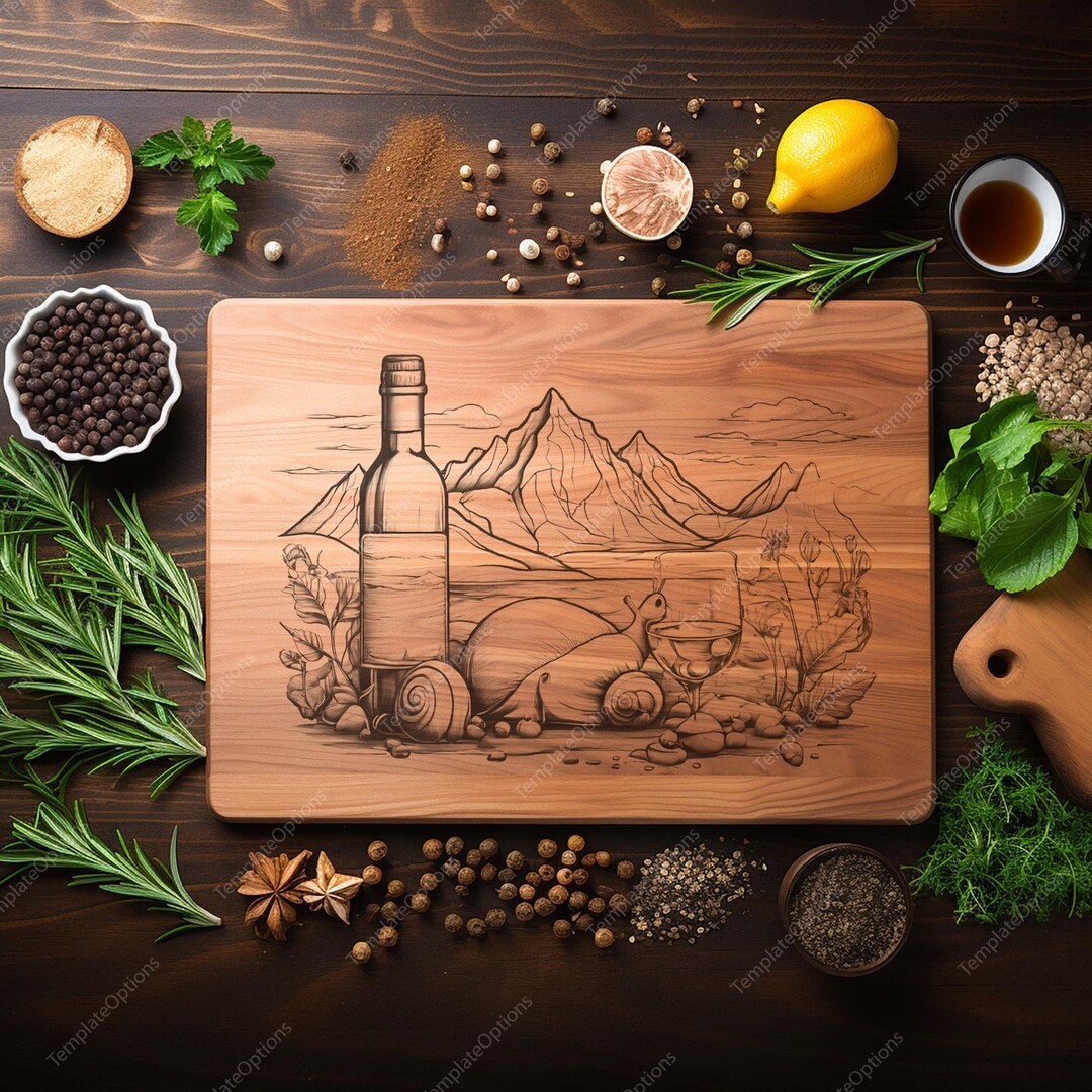 Chopping Board, Charcuterie, SVG, Cutting Board, Laser Engraving Files ...