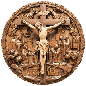 Laser Burn PNG, arquivo de gravação a laser, ilusão 3D, arquivo de gravação a laser, xTool, arquivo de gravação a laser, placa, arquivo SVG de ilusão 3D de Jesus crucificado
