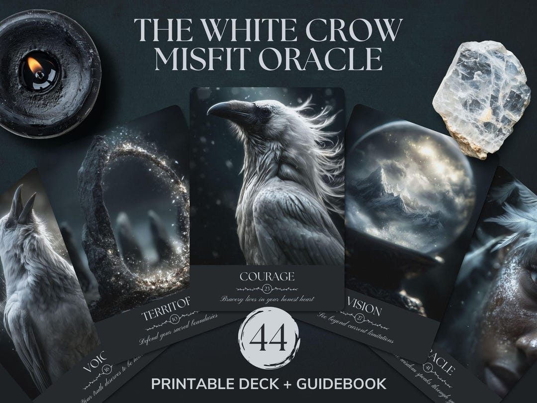 Shadow Work Oracle Cards Digital Download PDF Healing