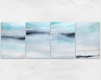 Printable Set Tidal Lullaby Watercolor | Instant Download Exclusive Wall Art For Printing