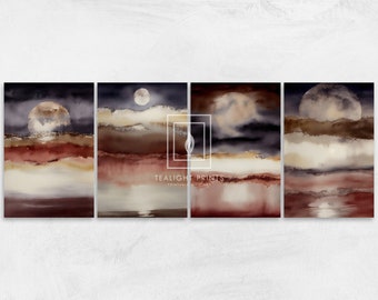 Printable Set Cashmere Moon | Instant Download Exclusive Wall Art For Printing