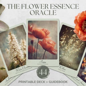 Botanical Oracle Cards Printable PDF Plant Wisdom Deck Instant Download 44
