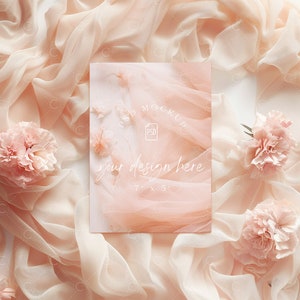 5x7 Card Mockup, Wedding Mockup, Blank Card Mockup, Luxury Aesthetic Mockup, Vertical Card, Commercial Use