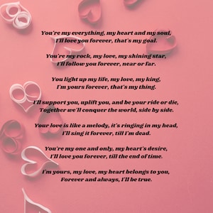 Ride or Die, Liebesgedicht, Valentinstagsgedicht, für Frau, für Freundin, perfektes Geschenk. Originalarbeit.