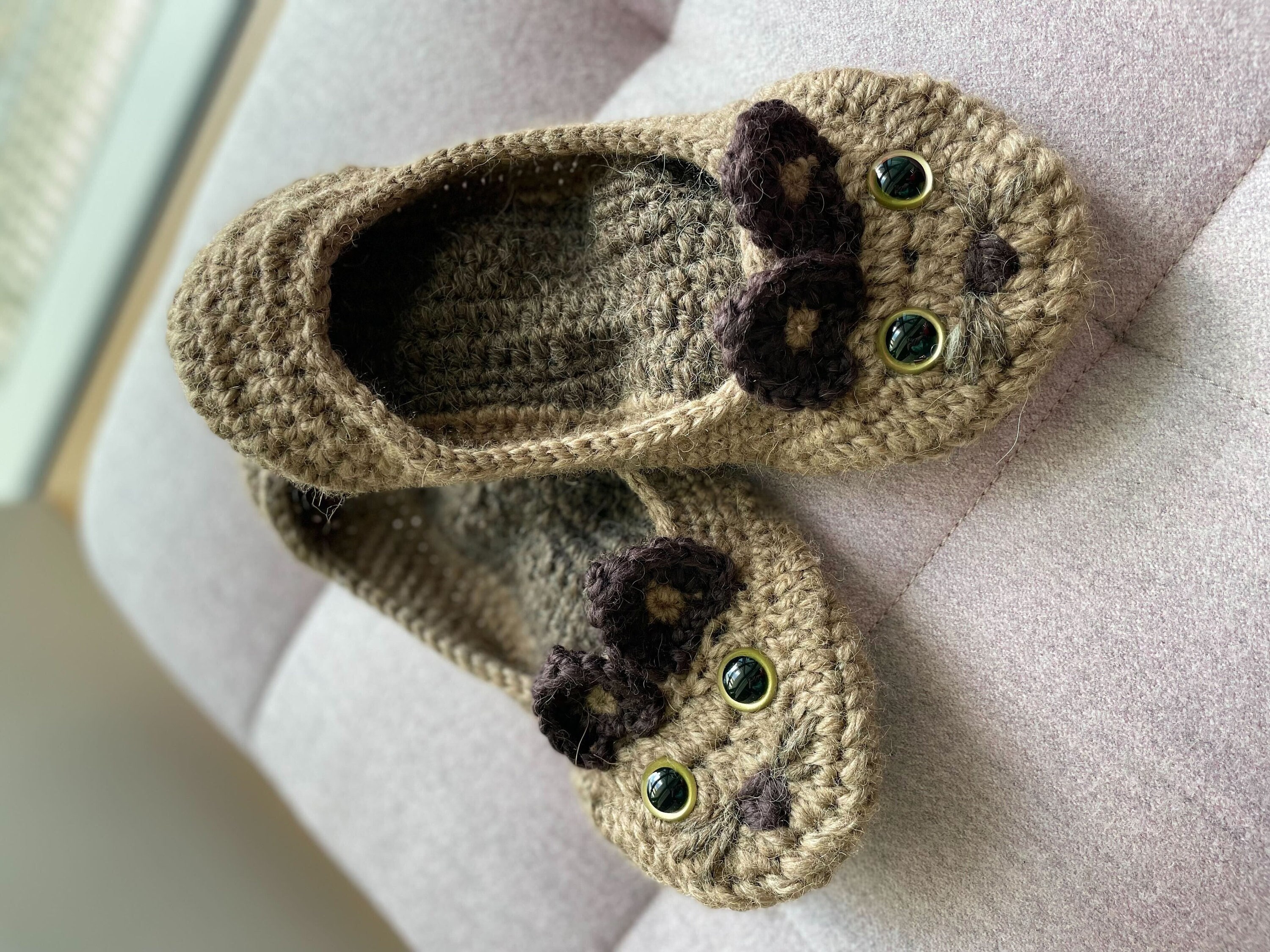 Unas Pantuflas Pantuflas De Gato A Crochet Patrón De Crochet Para