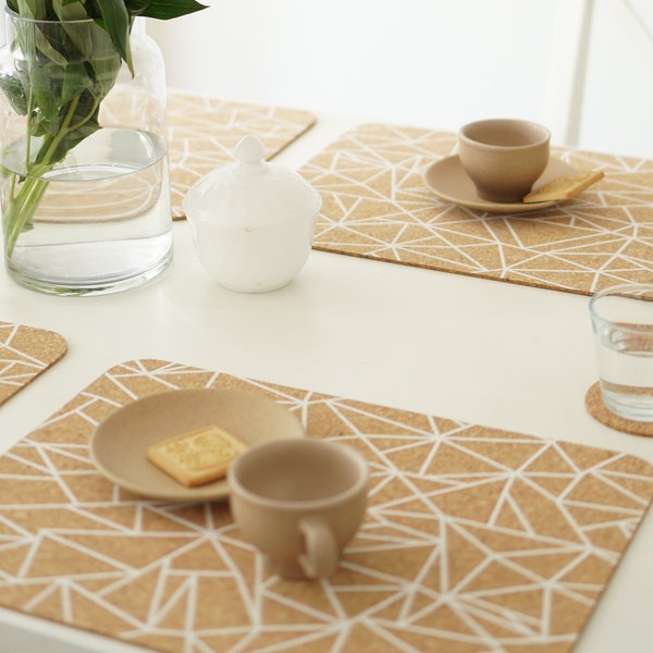 Cork Back Placemats Etsy