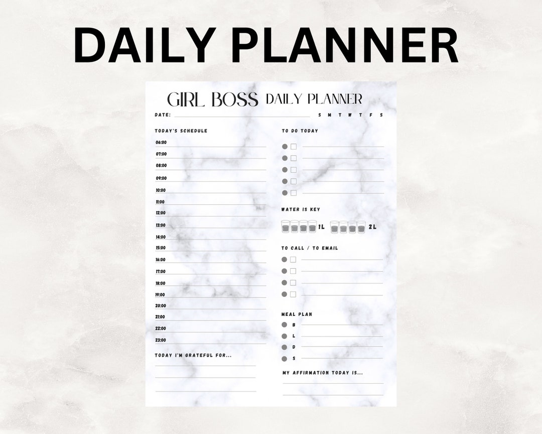 Girl Boss: Daily To Do's Planner: Jones, La Tanya