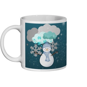 Falling Snow Happiness 11oz Ceramic Mug