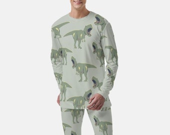 T-Rex Dinosaur Men's Age Regression Pajamas Prehistoric Littlespace Pyjamas Dino PJs