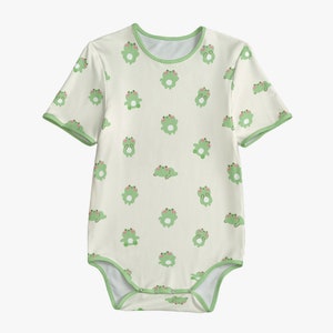 Kawaii Frog Age Regression Adult Bodysuit Frog Age Regression Littlespace Bodysuit