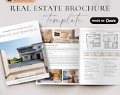 Real Estate Brochure, Real Estate Flyer Canva Template, Luxury Listing Brochure, 4 Pages Bifold Template, Property Brochure, For Sale Flyer
