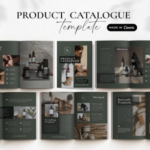 Modello di catalogo prodotti, modello di foglio di linea all'ingrosso, brochure di prodotti per la cura della pelle, listino prezzi all'ingrosso, brochure di bellezza modificabile