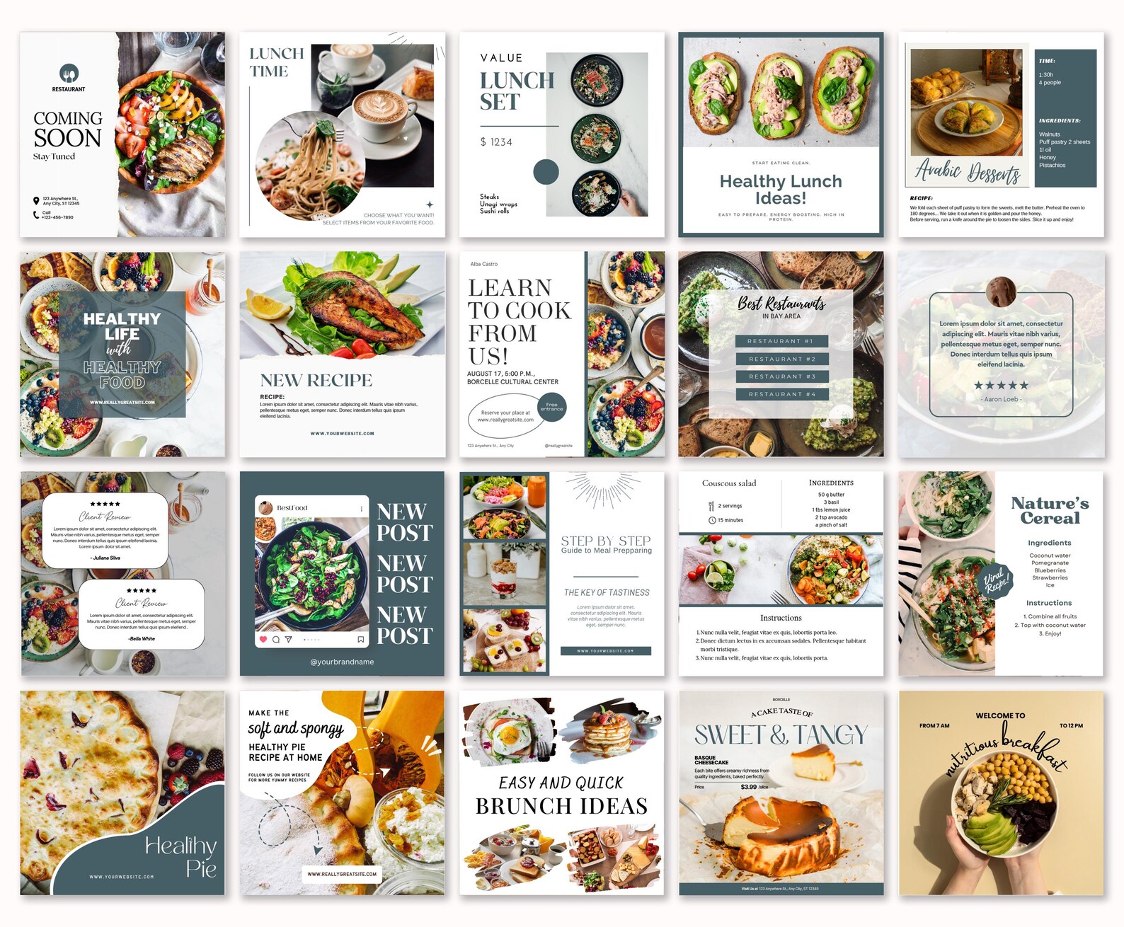 Suggest Food Posts Food Instagram Posts, Healthy Eating Recipe Branding, Dietician ...