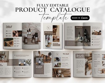 Wholesale Line Sheet Template, Business Catalog Template, Selfcare Product Catalogue, Product List, Wholesale Price List, Cosmetic Brochure
