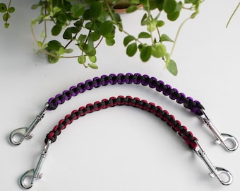 Custom Saddle Grab Strap | Reversible | Paracord | Handmade | The Baladi Boutique | Made In Devon