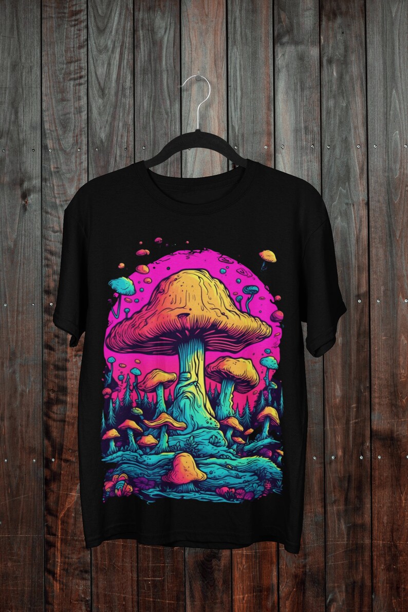 Mushroom Tshirt Design, Mushroom Graphic Instant Download, Mushroom