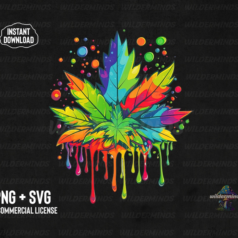 Marijuana Leaf Png - Etsy
