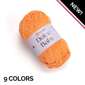 Yarn Art Dolce baby soft, velvet yarn for Knitting and Crochet 50g/85m image 5