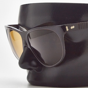 Rare Vintage Sunglasses 1960 Man / vintage PERSOL sunglasses RATTI SPORT 60*16-oversized sunglasses-black sunglasses-oversized eyeglasses