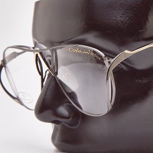 vintage COLANI eyeglasses DESIGN 1002/gold eyeglasses/golden glasses/oversized eyeglasses/Colani Design/aviator goggles/futuristic form