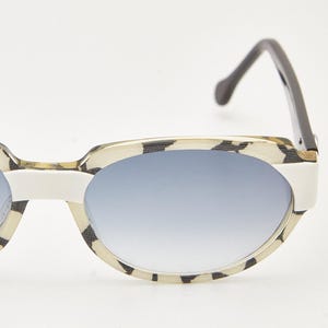 Vintage MONDI snake skin python texture butterfly sunglasses 80s Deadstock NOS