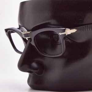 PERSOL RATTI original vintage from 1960s Eyewear folding glasses Persol eyeglasses 60s eyeglasses black vintage folding black frame