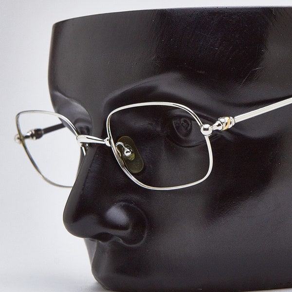 Lunettes de vue CARTIER vintage DEIMOS PLATINUM ovales/monture ovale/verres dorés/lunettes cartier/lunettes de vue vintage/