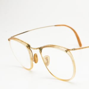 Óculos de sol banhados a ouro da década de 1960 ETOILE Double GOLD Laminado CatEye Retro Armação de metal Vintage Óculos de sol femininos Óculos de sol da moda clássica