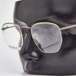 vintage oval eyeglasses-  ESSILOR golden glasses-eyeglasses oval sunglasses-vintage eye glasses-oval frame golden-for sunglasses oval