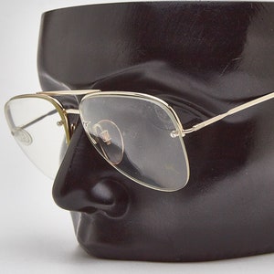 Vintage Man Eyewear 1980's/ SAFILO UFO1 Gold Plated/Aviator eyeglasses,oversize sunglasses,Aviator glasses,1980s sunglasses