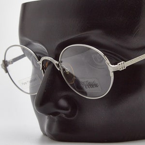 Vintage Goggles Steampunk Eyewear 1990s/Jpg JEAN PAUL GAULTIER 55-4181 / Pure Titanium Frame/Eyeglasses round Sunglasses/Burning Man Goggles
