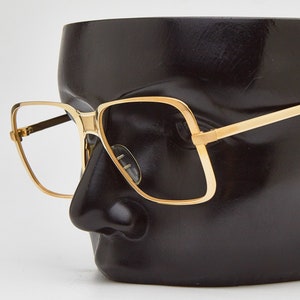 vintage eyeglasses MARWITZ frame 7608/oversized eyeglasses/gold eyeglasses/golden glasses/aviator goggles/aviator eyeglasses/golden frame