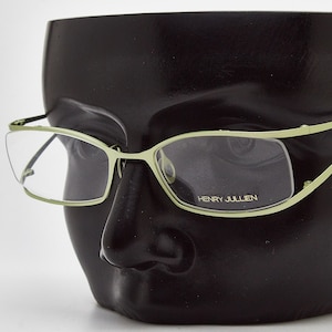 Y2K Eyewear Vintage sunglasses Y2K cyberpunk sunglasses rave/ HENRY JULLIEN ETRAVAGANCE /eyeglasses titanium glasses/rave sunglasses narrow