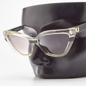 Vintage Cateye glasses 1980s CHARLES JOURDAN 8602 Paris Woman Retro Eyeglasses Cat-Eye Glasses 80s