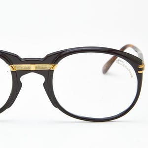Vintage Derapage Oversized Panto Eyeglasses | 1980s Two-Tone Italy NOS
