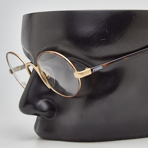 GIANFRANCO FERRE GFF177 S30 Round eyeglasses Metal tortoise gold frame Women&#39;s Glasses 1980s Round eyewear Rockabilly 80s eyeglasses
