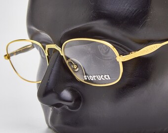 Tullio Abbate Vintage Sunglasses: Italian Hexagonal Gold  display picture 2