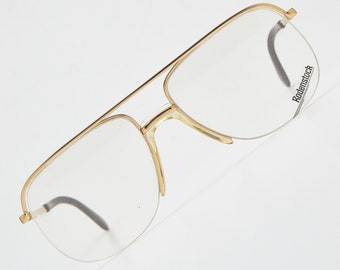 anteojos Rodenstock marco MR 867/anteojos de gran tamaño/anteojos dorados/gafas doradas/gafas de aviador/anteojos de aviador/marco dorado